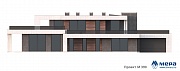 Фасады: Современный дом с эксплуатируемой кровлей  по проекту М390 
