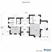 Планировки: Дом из газобетона по проекту M466 