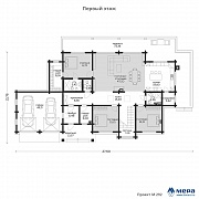 Планировки: Комбинированный дом по проекту М292 
