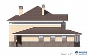 Фасады: Дом из кирпича по проекту M171 