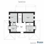 Планировки: Дом из газобетона в стиле модерна по проекту М430 