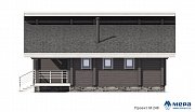 Фасады: Дом из клееного бруса по проекту M248  | СК Мера