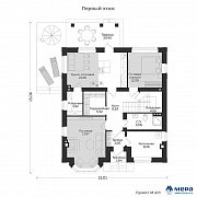 Планировки: Дом с обсерваторией по проекту М423 