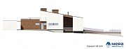 Фасады: Дом в стиле минимализма по проекту М320  | СК Мера