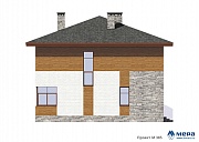 Фасады: Дом из газобетона по проекту M385  | СК Мера