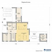 Планировки: Дом из кирпича по проекту M347  | СК Мера