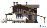 Фасады: Комбинированный дом по проекту M170  | СК Мера