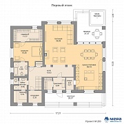 Планировки: Комбинированный дом по проекту M283 