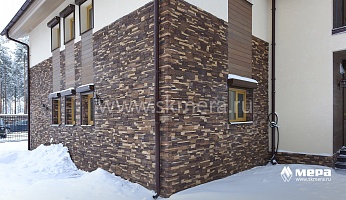 Фасады: Дом из кирпича в Охтинском парке 300 кв.м. №13