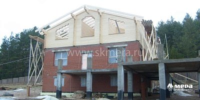 Строительство деревянных домов: Строительство домов из клееного бруса №2