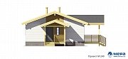 Фасады: Каркасный дом по проекту M249  | СК Мера