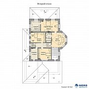 Планировки: Современный дом из кирпича по проекту M362  | СК Мера