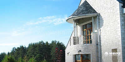 Фасады дома: Дом из кирпича 600 м.кв. Репино - Ленинское №8