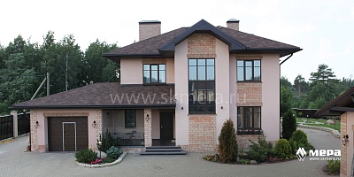 Фасады: Дом из кирпича в Сосновом бору №15