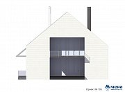 Фасады: Дом из кирпича по проекту M195 