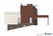 Фасады: Дом из кирпича по проекту M352 
