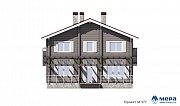 Фасады: Дом из клееного бруса по проекту M377  | СК Мера