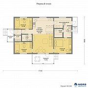 Планировки: Каркасный дом по проекту M249 