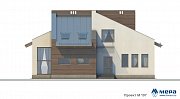 Фасады: Дом из кирпича по проекту M197  | СК Мера