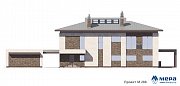 Фасады: Дом из крупноформатного кирпича по проекту М288  | СК Мера
