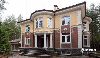 Фасады: Кирпичный дом в Белоострове №1
