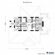 Планировки: Современный  дом в стиле Прерий по проекту M356 