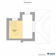 Планировки: Дом из крупноформатного кирпича по проекту М265 