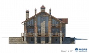 Фасады: Дом из кирпича по проекту M187 