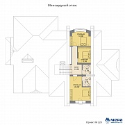Планировки: Дом из кирпича по проекту M228 