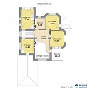 Планировки: Дом из кирпича по проекту M149  | СК Мера