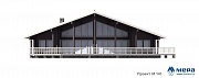 Фасады: Дом из клееного бруса по проекту M141  | СК Мера