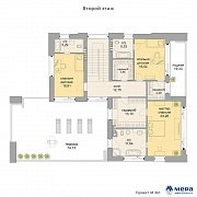 Планировки: Дом из кирпича по проекту M361  | СК Мера