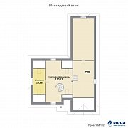 Планировки: Дом из кирпича по проекту M182  | СК Мера