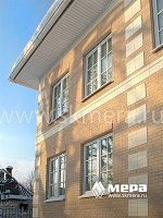 Фасады: Кирпичный коттедж в Пушкине №7