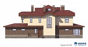 Фасады: Дом из кирпича по проекту M159 
