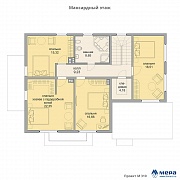 Планировки: Каркасный дом по проекту M310 
