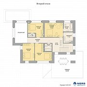 Планировки: Дом из крупноформатного кирпича по проекту М337  | СК Мера