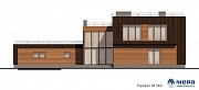 Фасады: Современный кирпичный дом по проекту M363 