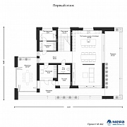Планировки: Дом из кирпича по проекту M462 