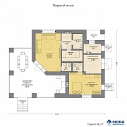 Планировки: Дом из кирпича по проекту M277 