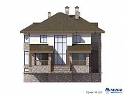 Фасады: Дом из кирпича по проекту M220  | СК Мера