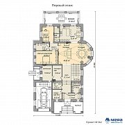 Планировки: Современный дом из кирпича по проекту M362 