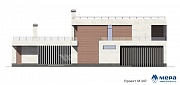 Фасады: Дом из кирпича по проекту M347  | СК Мера