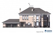 Фасады: Дом из кирпича по проекту M158  | СК Мера