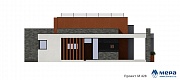 Фасады: Современный одноэтажный коттедж по проекту М428  | СК Мера