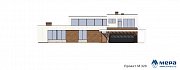 Фасады: Дом в стиле минимализма по проекту М320  | СК Мера