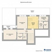 Планировки: Дом из кирпича по проекту M352  | СК Мера