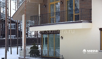 Фасады: Дом из кирпича в Охтинском парке 300 кв.м. №8
