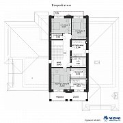 Планировки: Классический особняк из кирпича по проект М403  | СК Мера