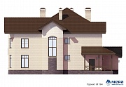 Фасады: Дом из кирпича по проекту M164 